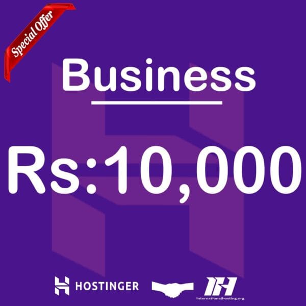 Hostinger Business Plan